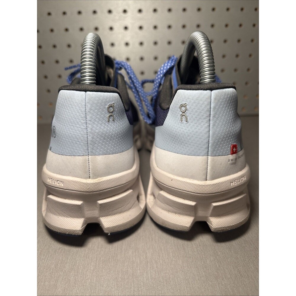 On Cloud Cloudmonster Womens Sz 8.5 Helion Cloudtec Running Shoes Sneakers Blue - Picture 3 of 15